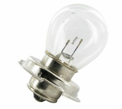 Pære P26 klar 12volt 15w