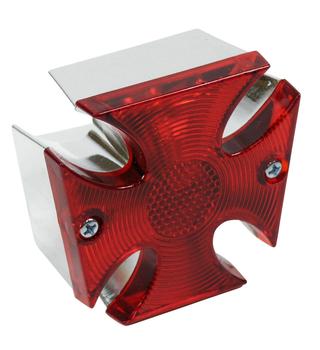 Baglygte Malteser krom