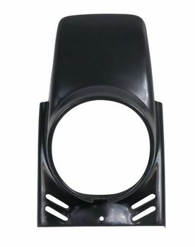 Kåbe for rund lygte sort