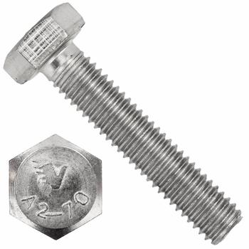 Stålbolt 6x20mm 6 kantet 10stk