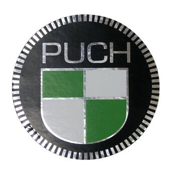 Mærke rund Puch 3D