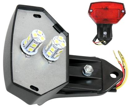 Baglygte stor model med led pærer