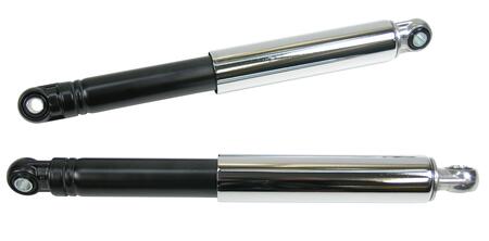 Støddæmpersæt sort/krom kappe