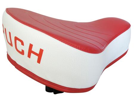 Sæde rød/hvid lux model danmark