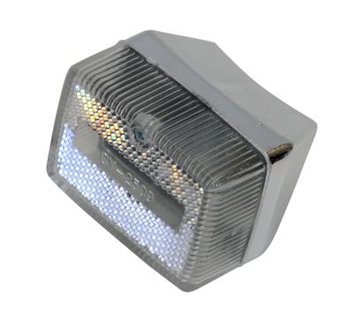 Baglygte lille krom/klar