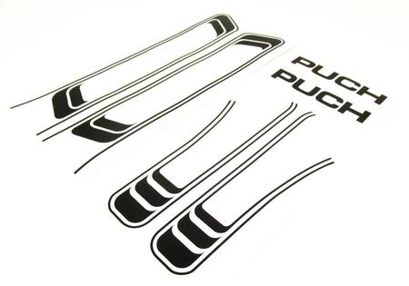 Mærker stort  sæt sort