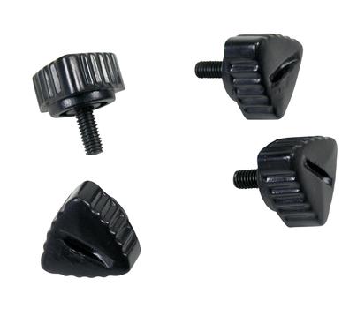 Sidedæksel skrue sort 13mm