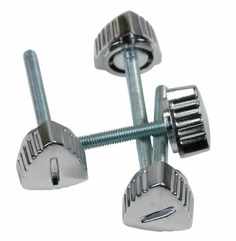 Sidedæksel skrue krom 47mm