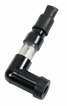 Tændrørshætte med lys klart glas