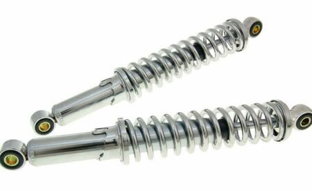 Støddæmper sæt krom/krom