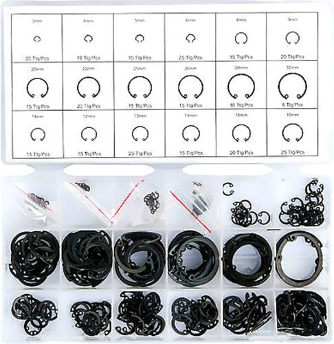 Låseringssæt 300 stk invendig