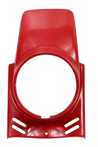 Kåbe for rund lygte Rød