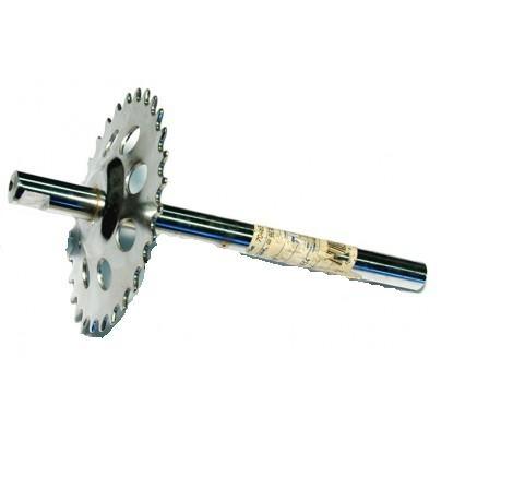 Pedalaksel org med 28 tænder