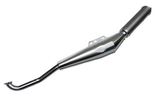 Udstødning Biturbo model sølv dæmper