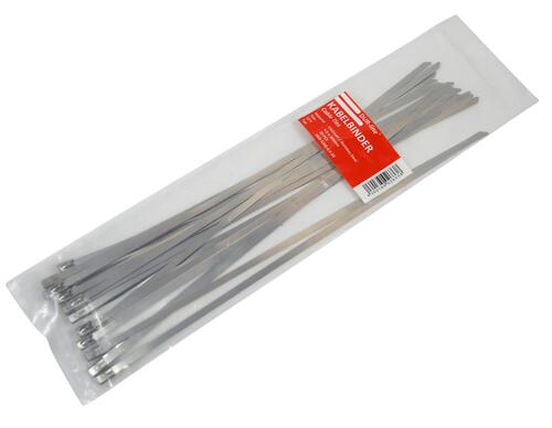Kabelstrips rustfri 20 stk
