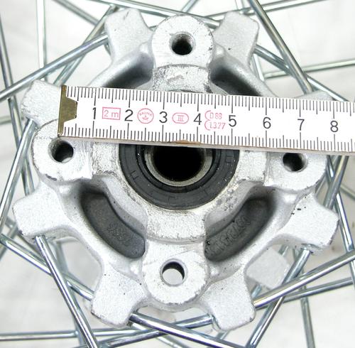 Hjulsæt 14" incl dæk 90/90/14