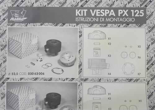 Cylinderkit 52,5mm Vespa PX125
