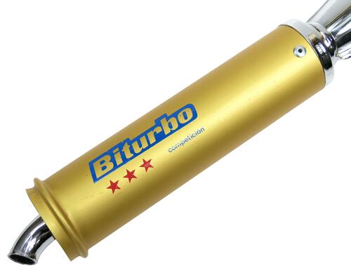 Udstødnings lyddæmper 28mm Biturbo