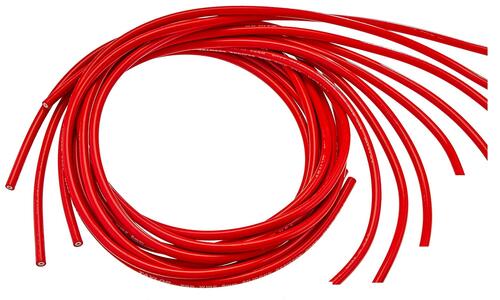 Tændkabel 5mm rød std kvalitet 50cm