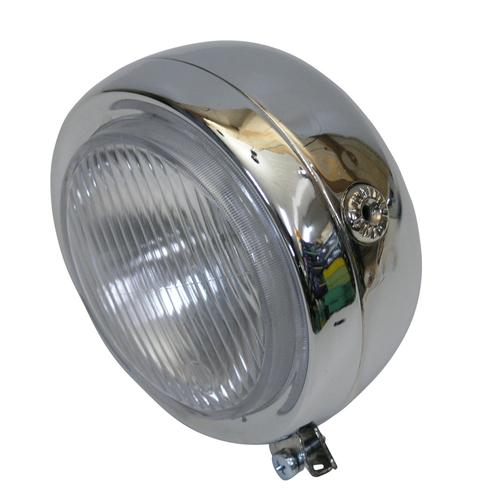 Forlygte rund krom metal