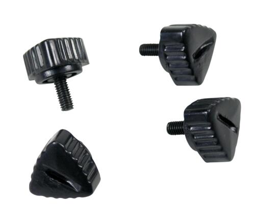 Sidedæksel skrue sort 13mm