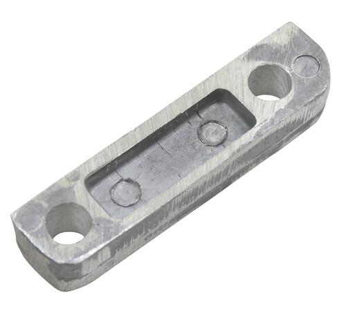 Klemstykke ved stel  aluminum